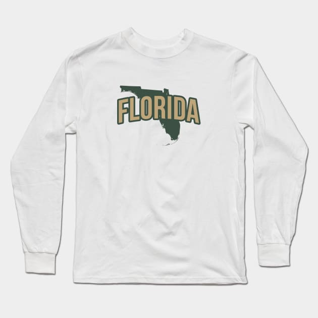 florida Long Sleeve T-Shirt by Novel_Designs